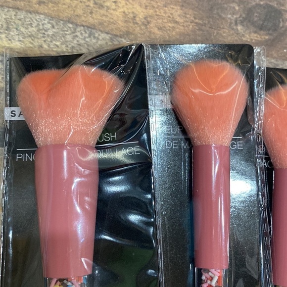 Makeup Brush Ice Cream Sprinkle pink set of 4 - Picture 4 of 5